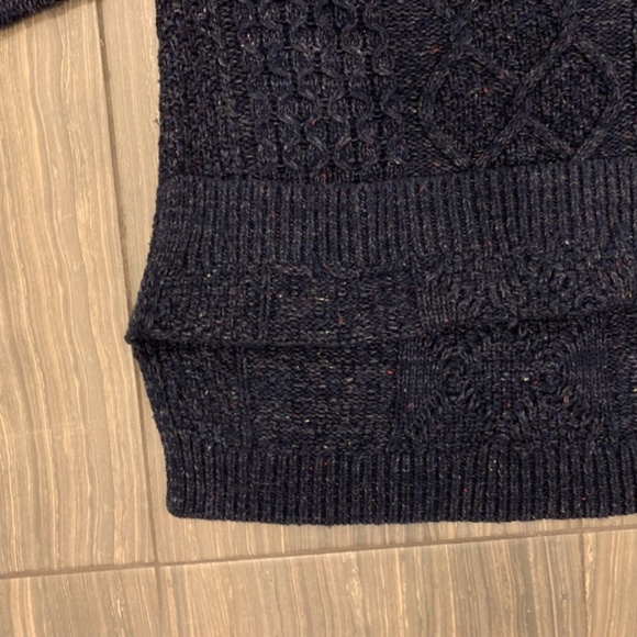 Land’s End Wool Blend Cable Knit Sweater - Picture 5 of 7
